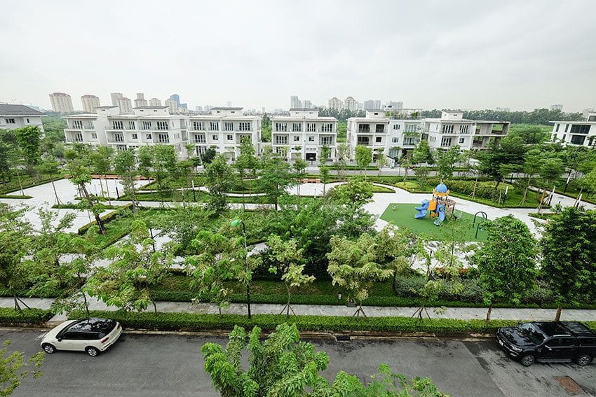 Ảnh thực tế cảnh quan thấp tầng Ciputra Hanoi